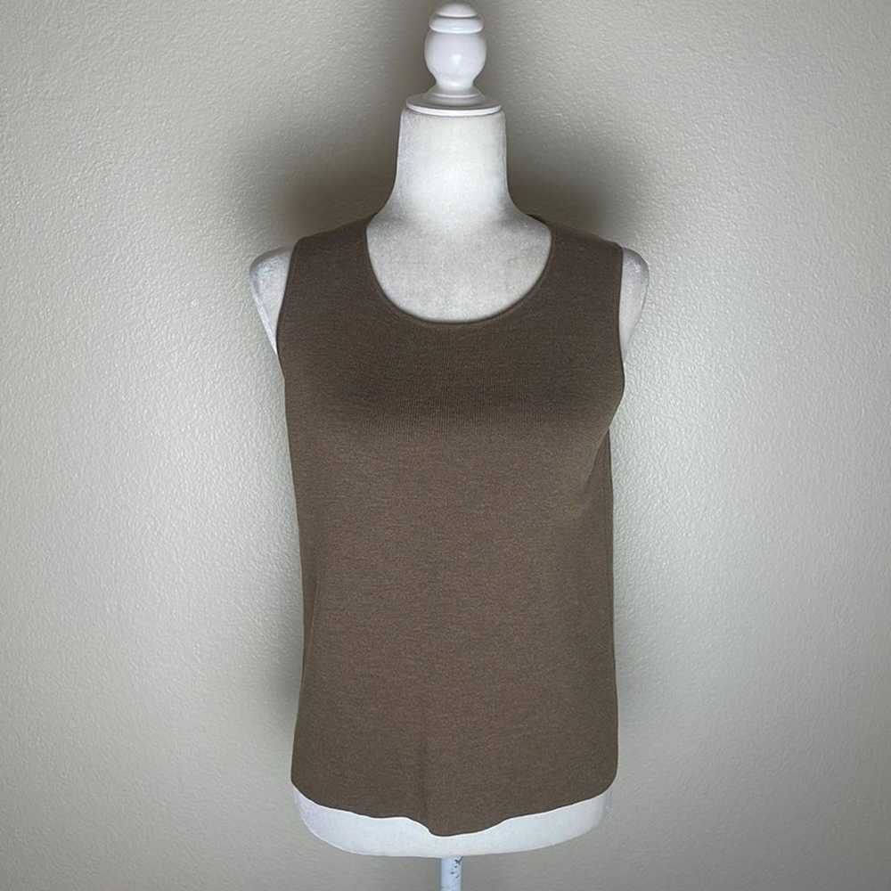 Eileen Fisher - Wool Knit Casual Tank Top Size M - image 1