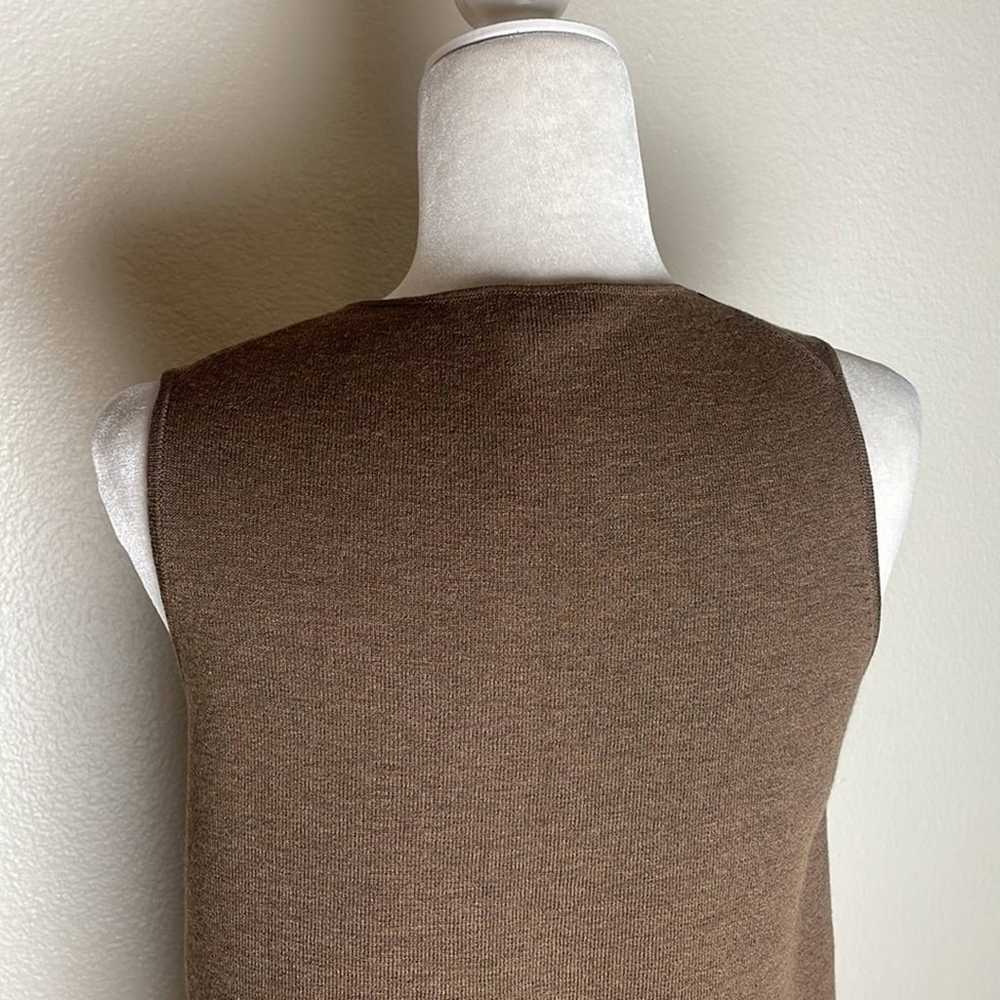 Eileen Fisher - Wool Knit Casual Tank Top Size M - image 6