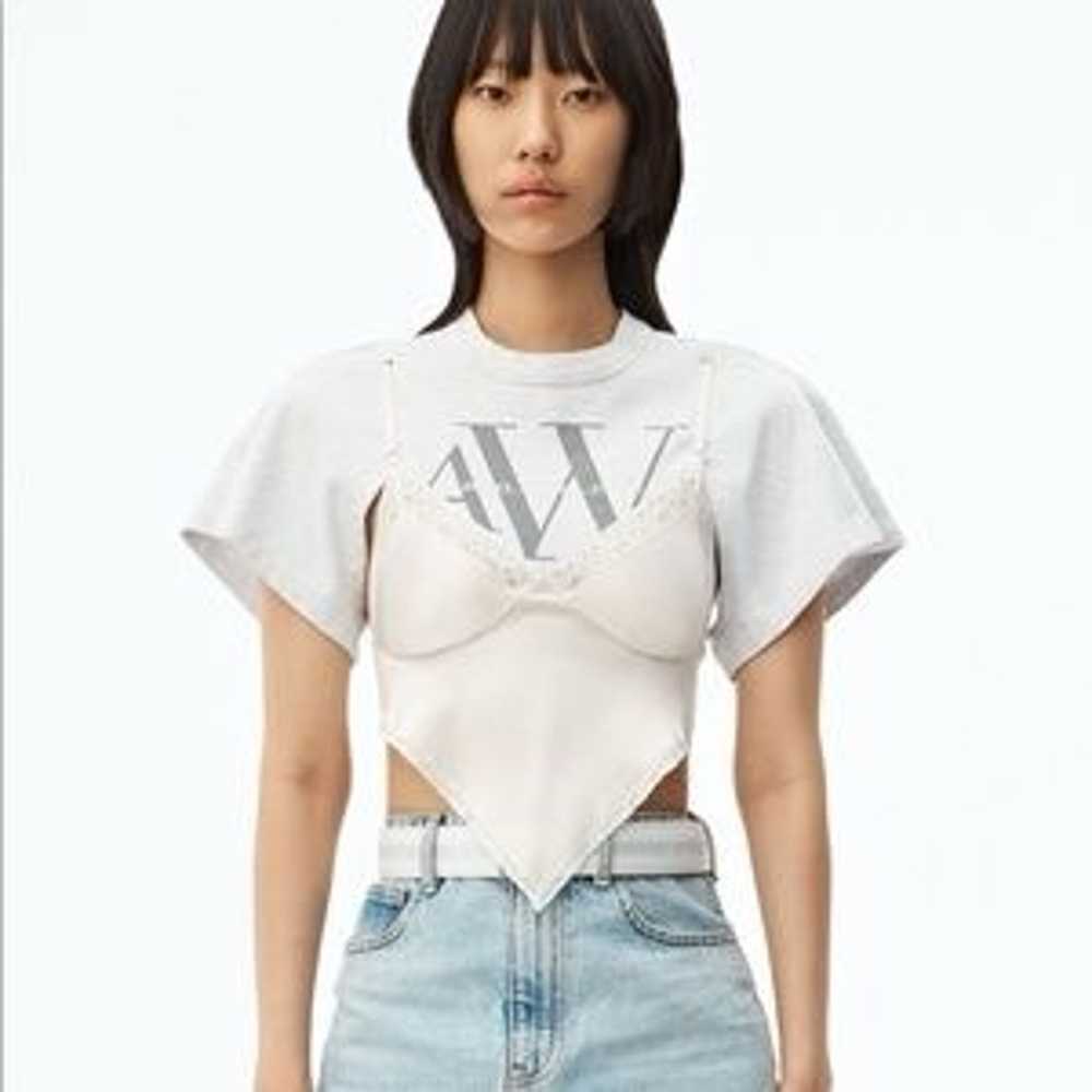 Alexander Wang - T-shirt Camisole Hybrid Top - image 1