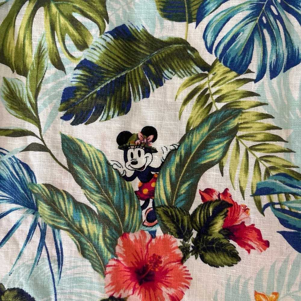 Disney Tommy Bahama linen shirt Women’s Medium - image 2