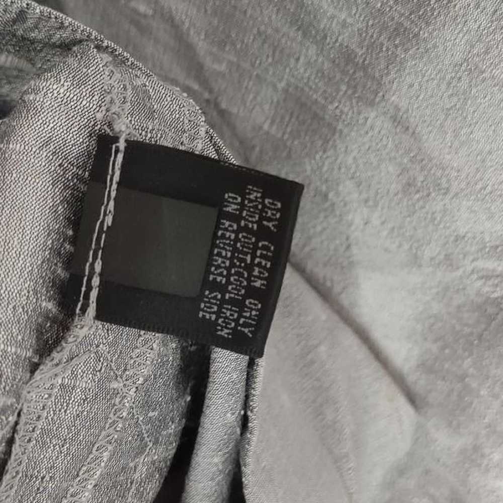 Vintage Neiman Marcus Silver Top Pullover V Neck … - image 7