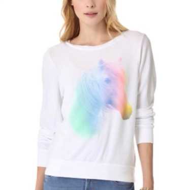 Wildfox Rainbow unicorn sweatshirt - image 1