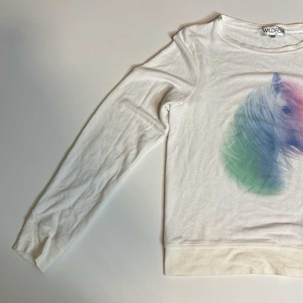 Wildfox Rainbow unicorn sweatshirt - image 9