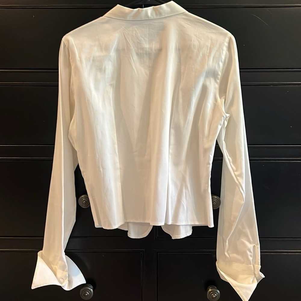 Anne Fontaine Paris white button down women’s lon… - image 6