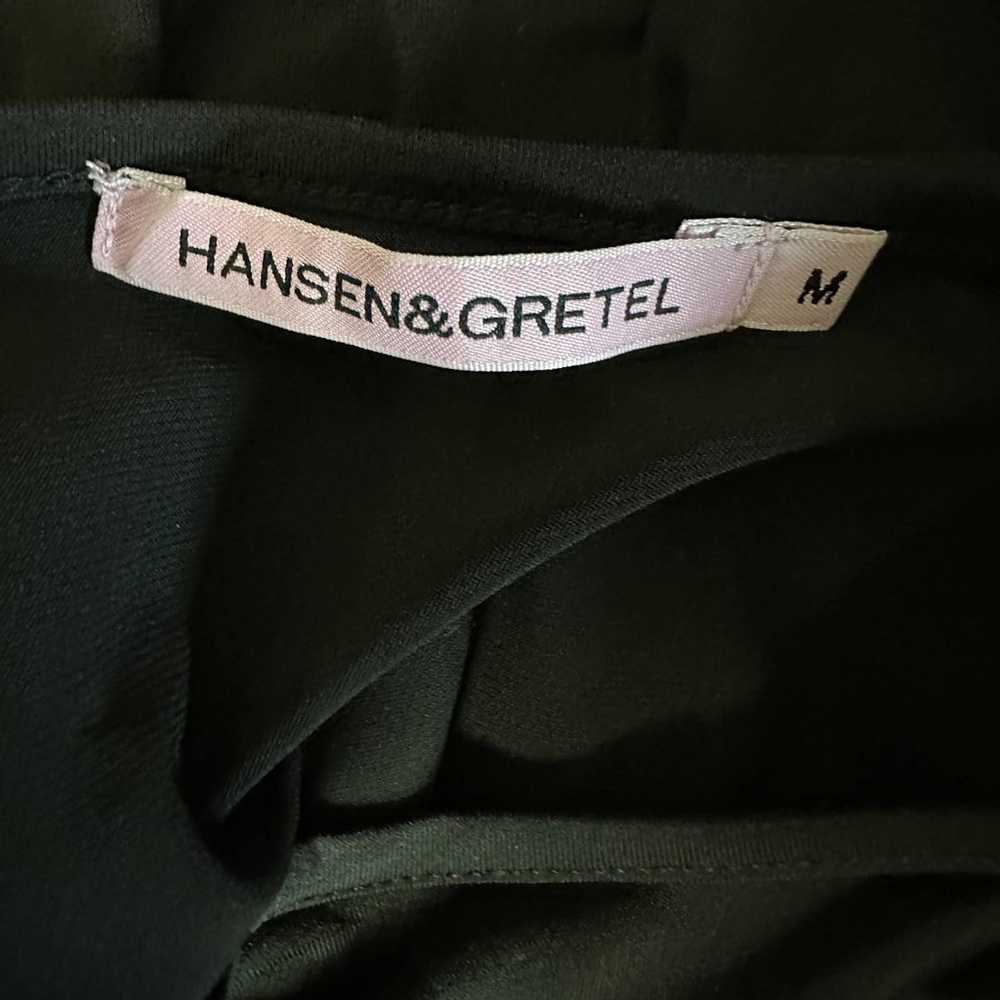 Hansen + Gretel  Black Crop Top Medium Padded Sho… - image 8