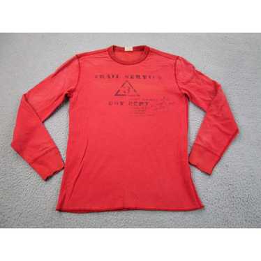 Ralph Lauren RRL Shirt Mens S, M Red Thermal Laye… - image 1