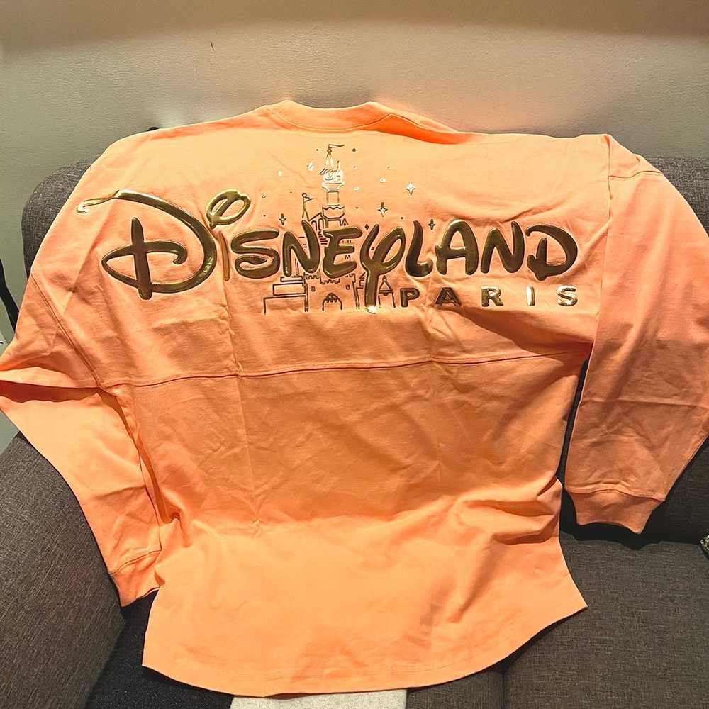 NWOT Disney Parks Disneyland Paris Castle Peach S… - image 1