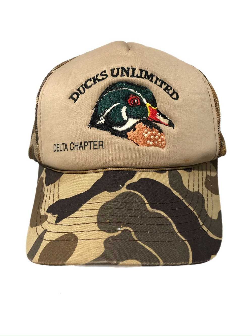 Vintage 90s Ducks Unlimited Delta Chapter Trucker… - image 1