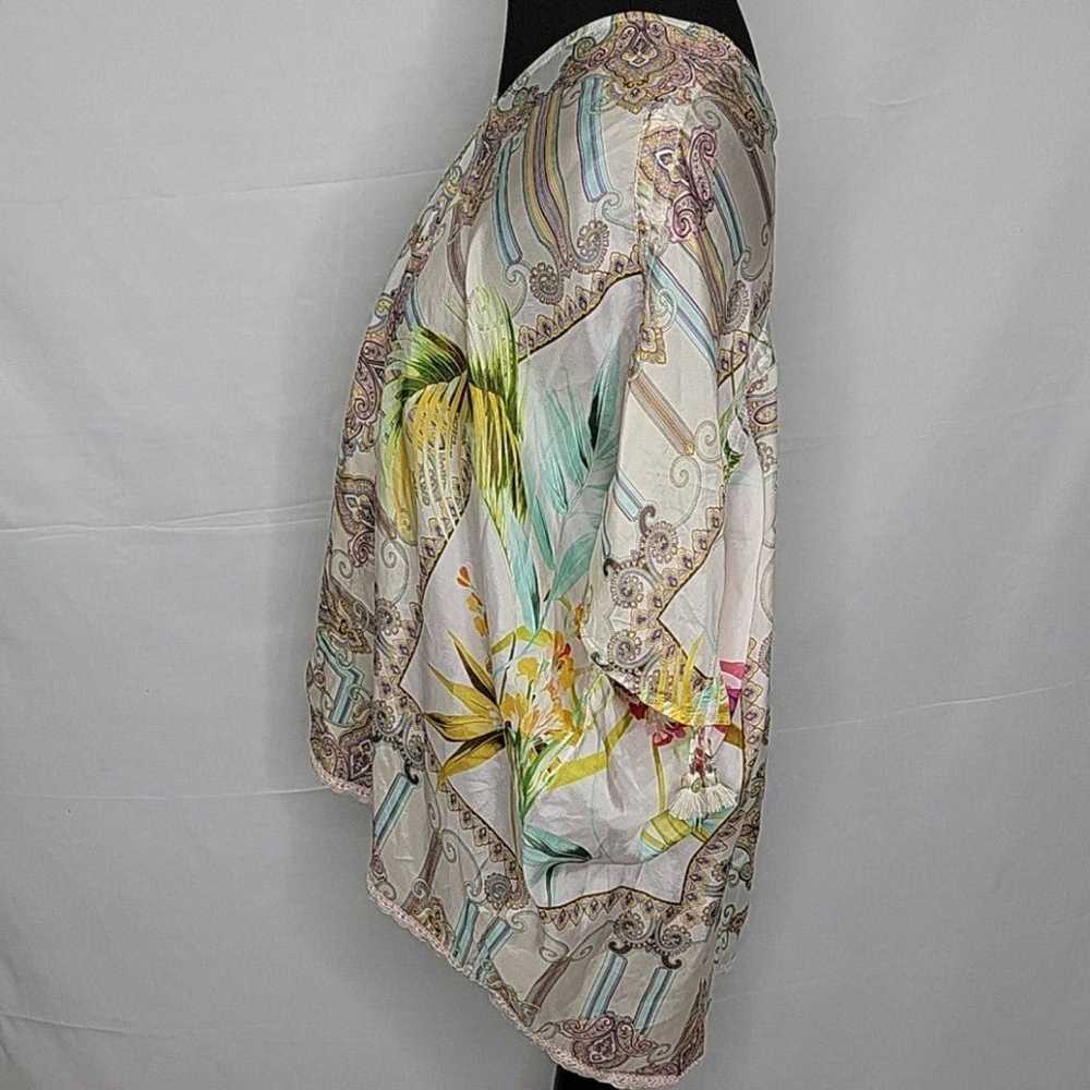Brittany Top JOHNNY WAS paisley silk - image 10