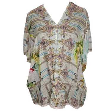 Brittany Top JOHNNY WAS paisley silk - image 1