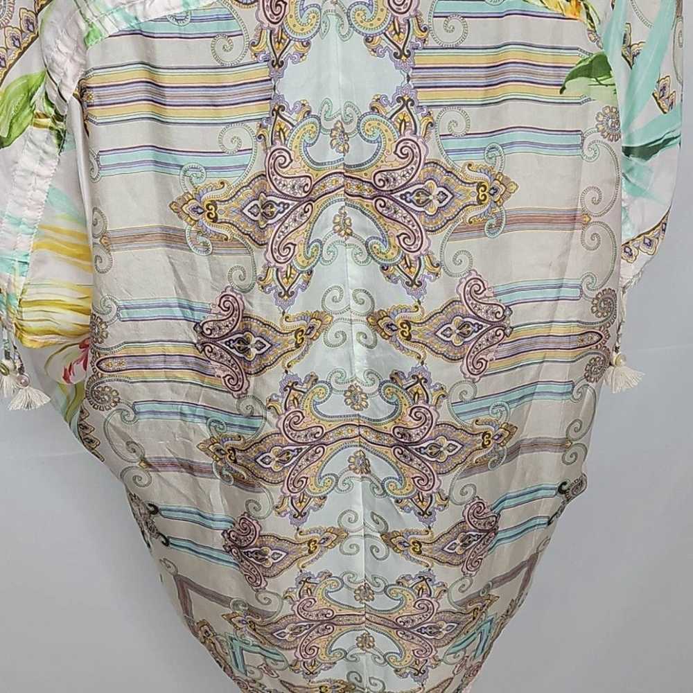 Brittany Top JOHNNY WAS paisley silk - image 9