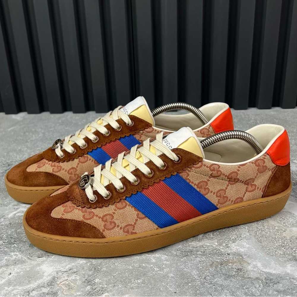 Gucci G74 low trainers - image 2