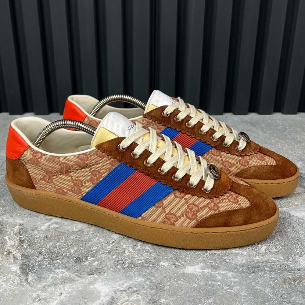 Gucci G74 low trainers - image 4