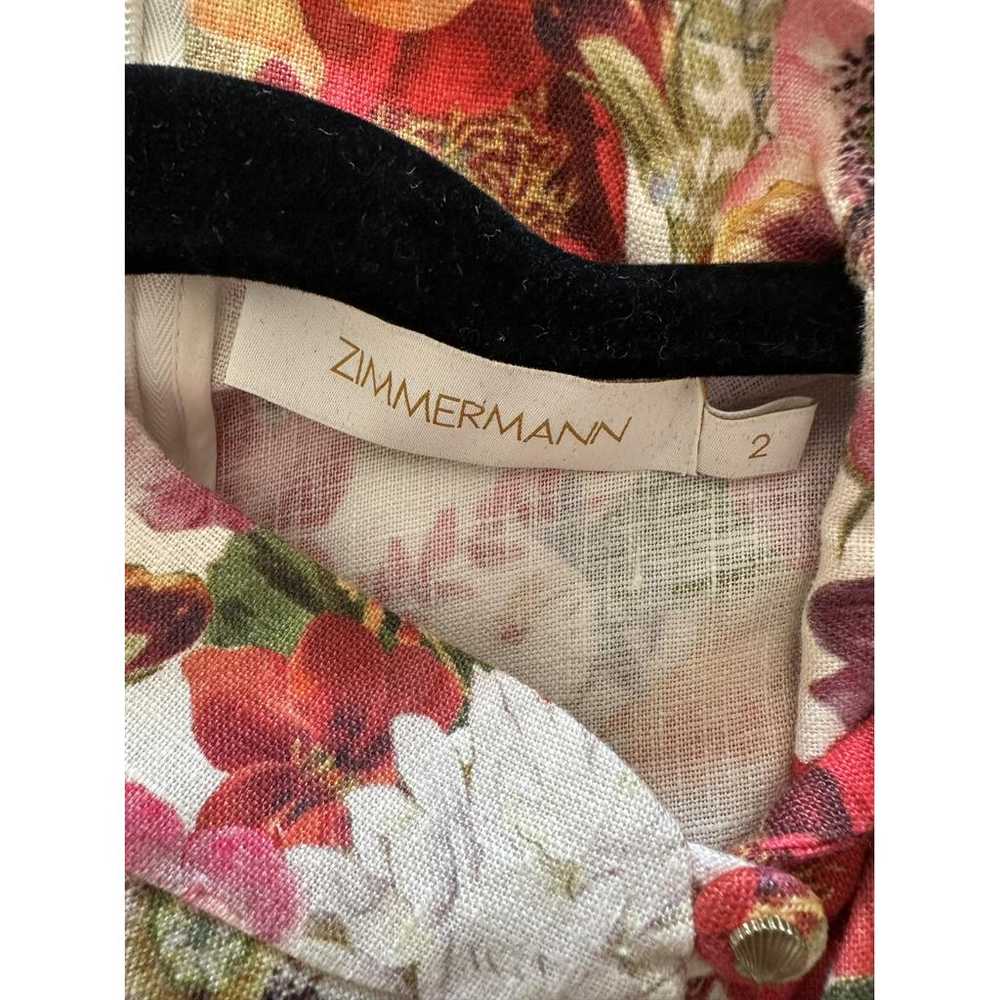 Zimmermann Bonita linen mid-length dress - image 3