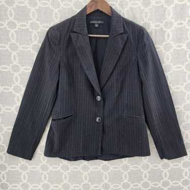 Lafayette 148 100% Wool Striped Women's Blazer Si… - image 1