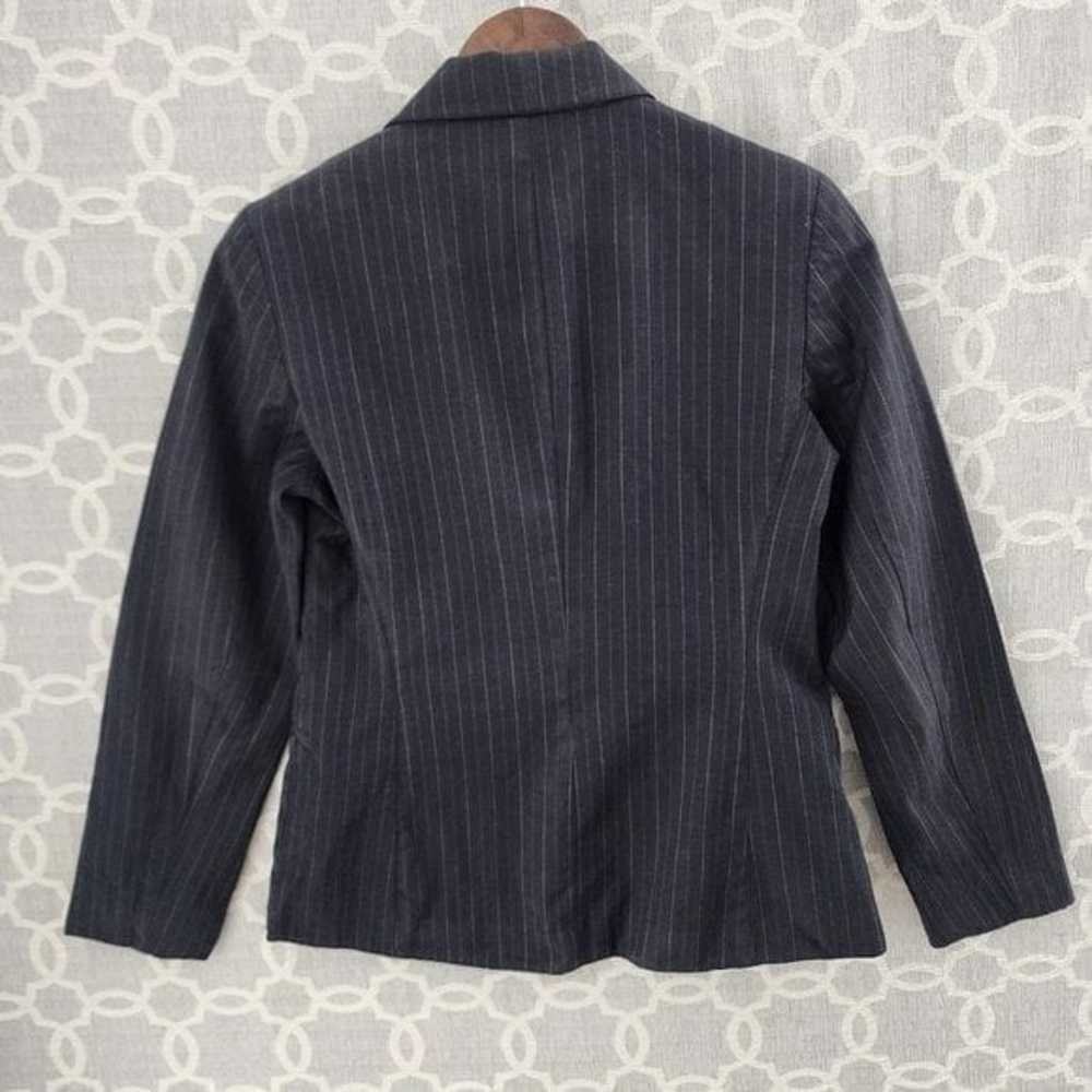 Lafayette 148 100% Wool Striped Women's Blazer Si… - image 2