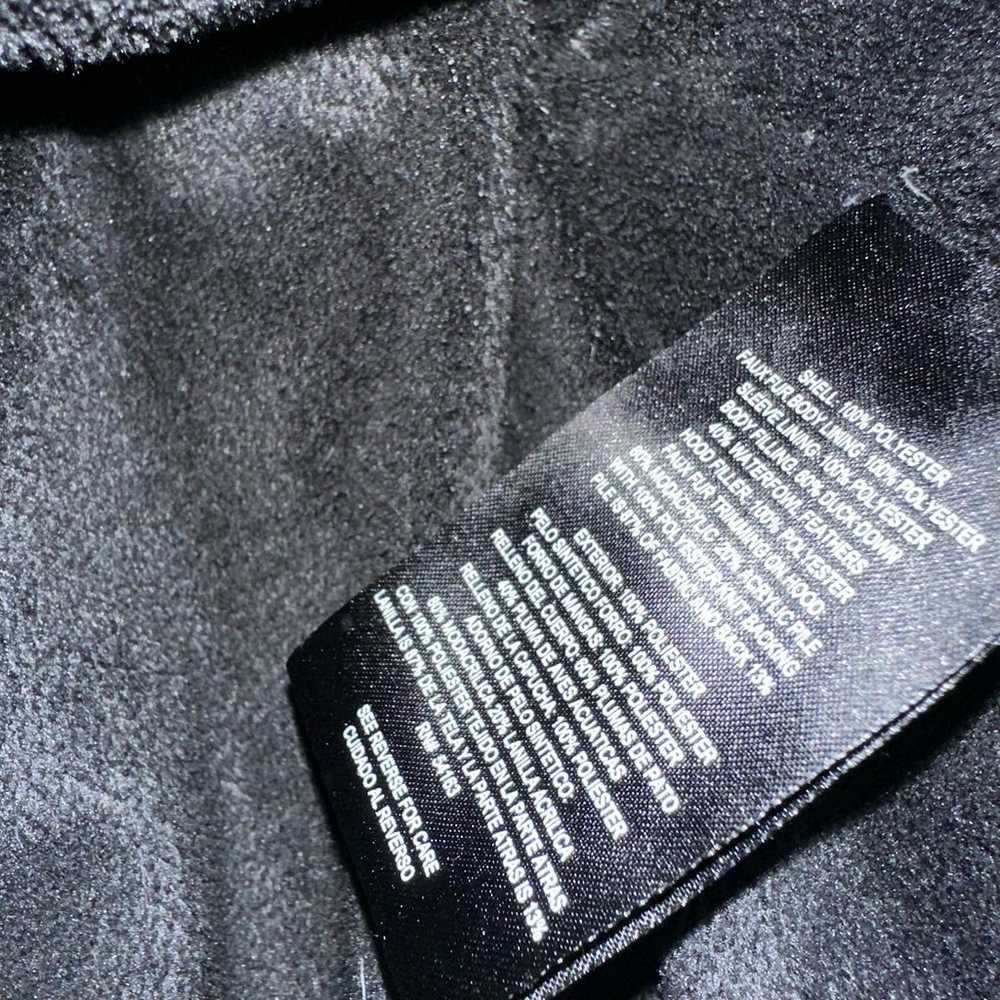 Calvin Klein size Large black hooded puffer coat … - image 10