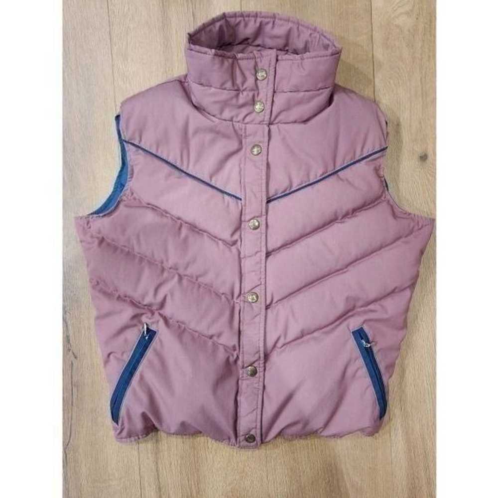 Woolrich Down Vest Vintage Purple Pink Womens siz… - image 1
