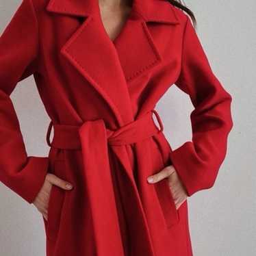 100% wool red Coat - image 1