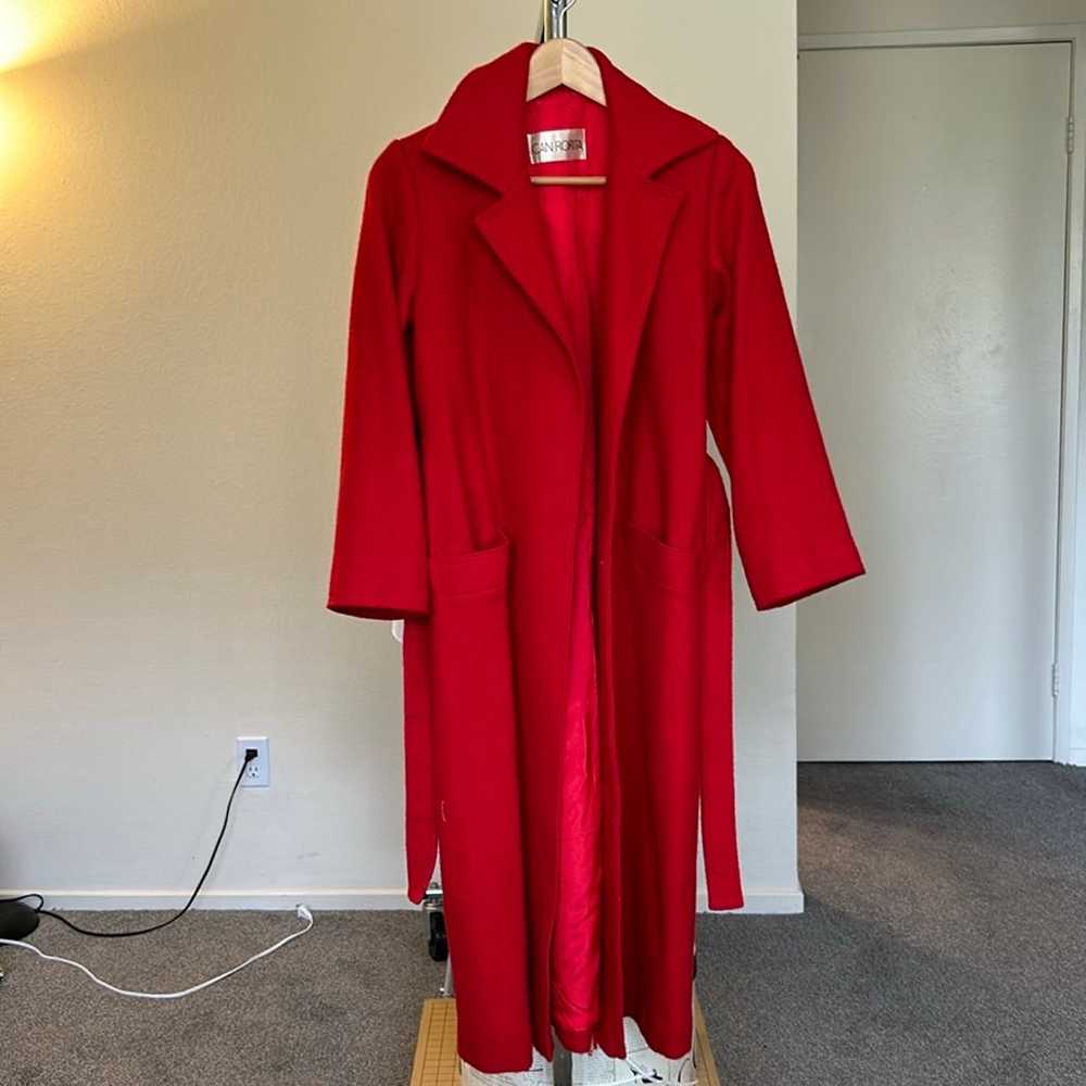 100% wool red Coat - image 3