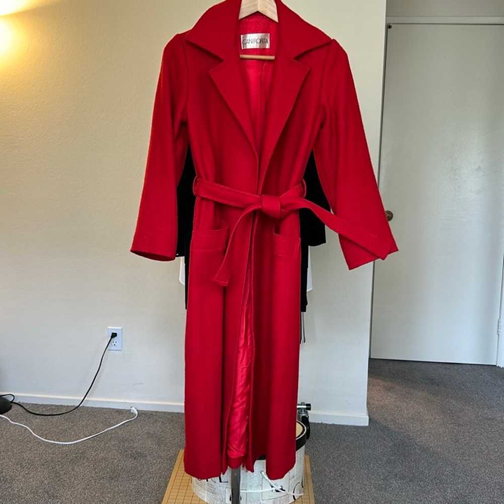 100% wool red Coat - image 4