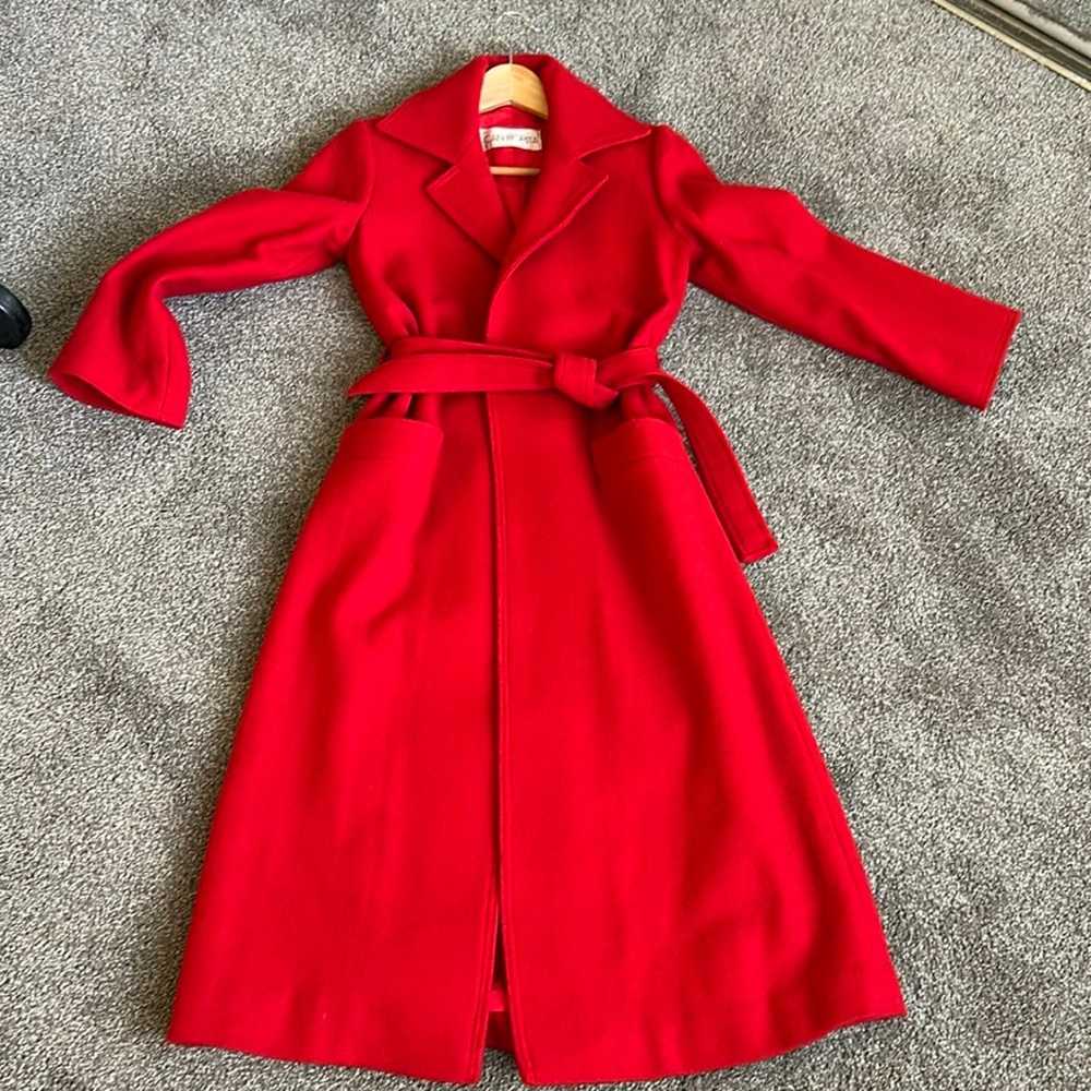 100% wool red Coat - image 6