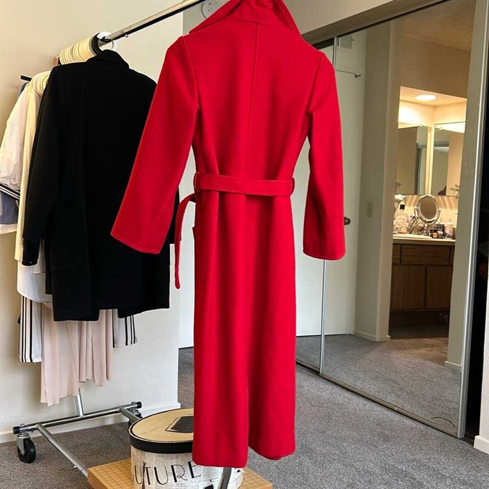 100% wool red Coat - image 7