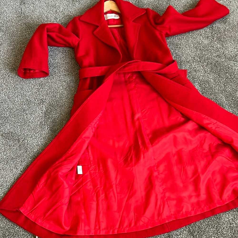 100% wool red Coat - image 9
