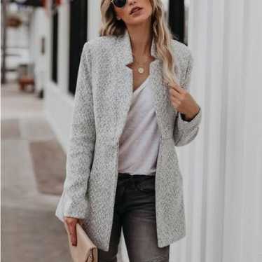 VICI Tayshia Pocketed Tweed Coat - XL