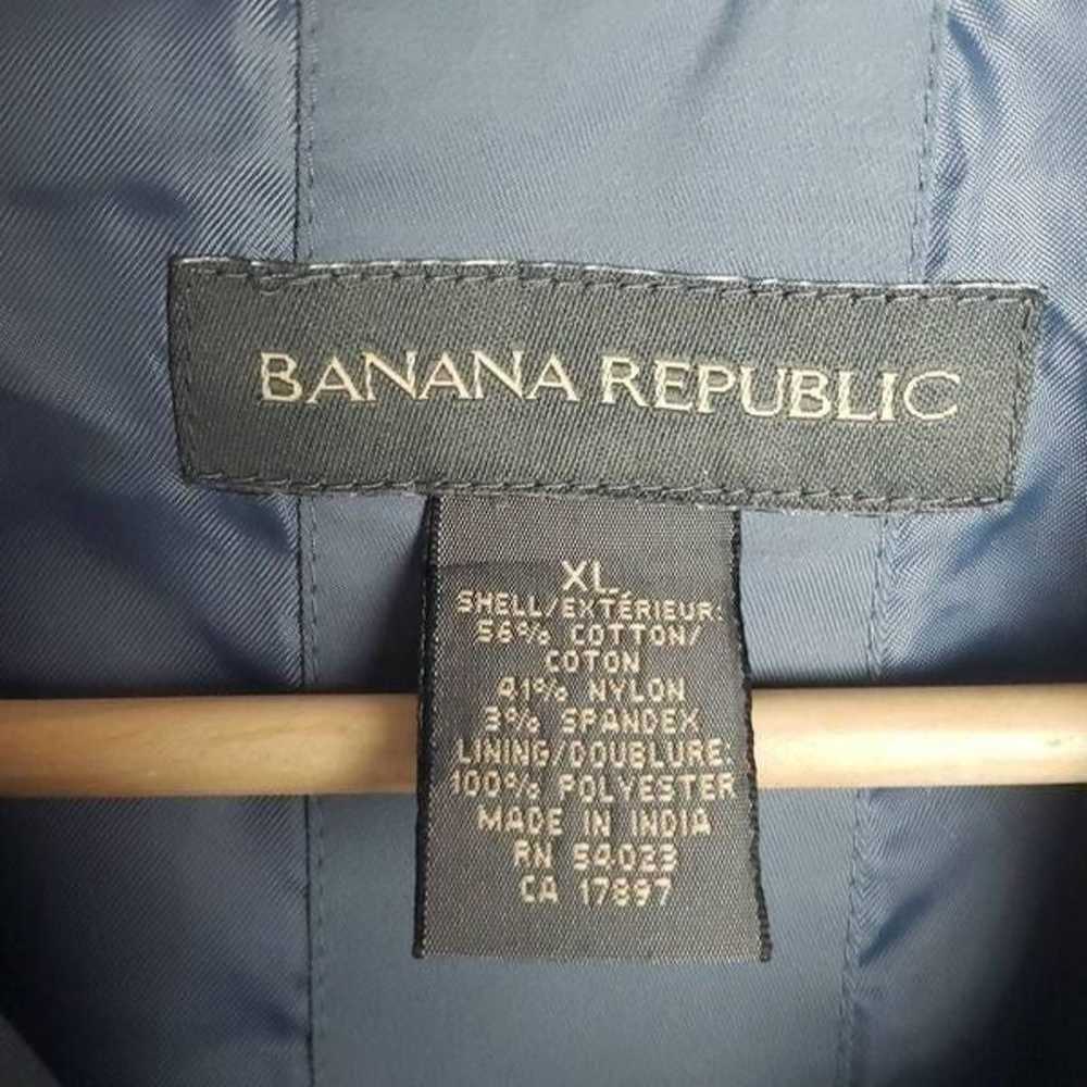 Vintage Banana Republic Blue Double Pocket Lined … - image 2