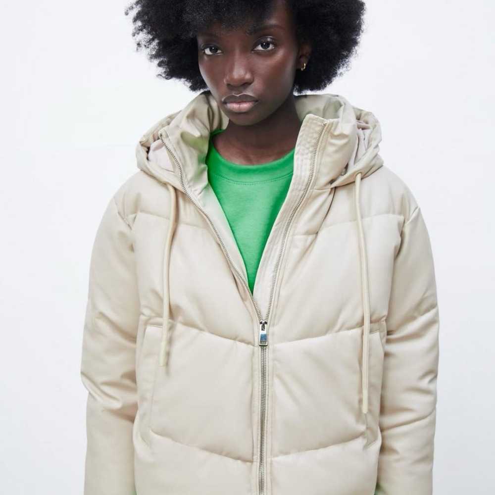 Zara Faux Leather Puffer Jacket - image 2