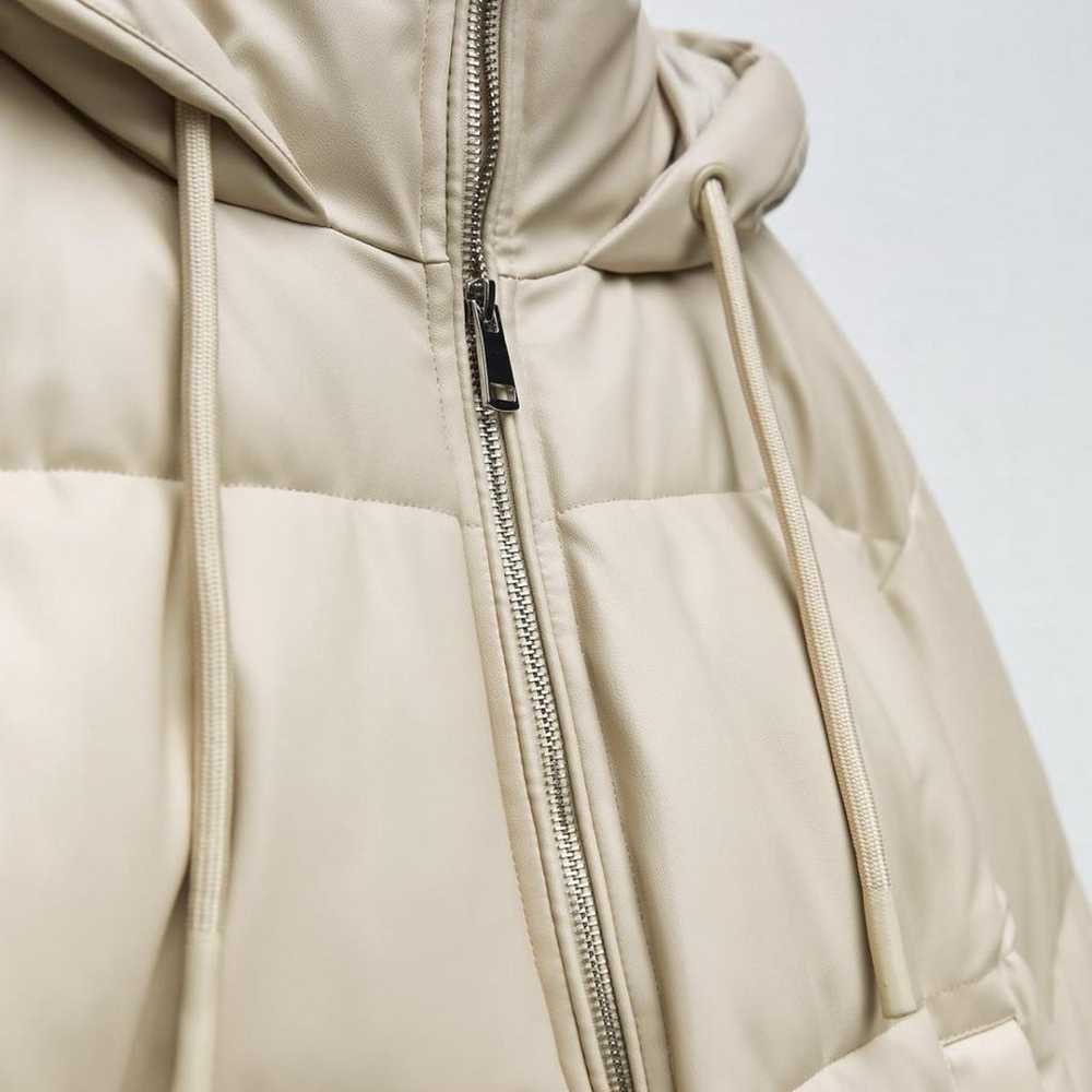 Zara Faux Leather Puffer Jacket - image 4