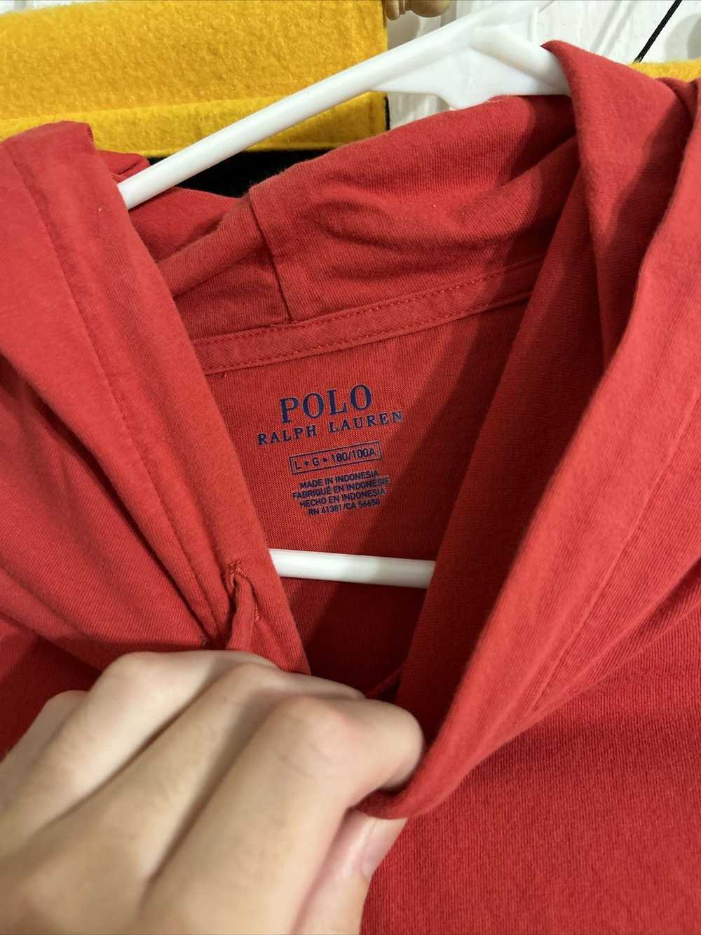 Polo Ralph Lauren Red Polo Pullover Hoodie - image 3
