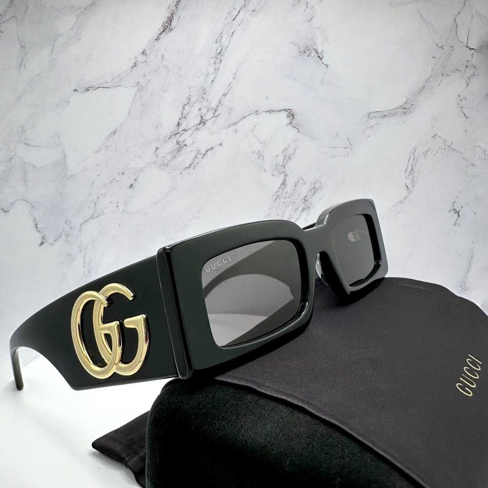 Gucci Gucci Black Sunglasses Interlocking GG Logo… - image 11