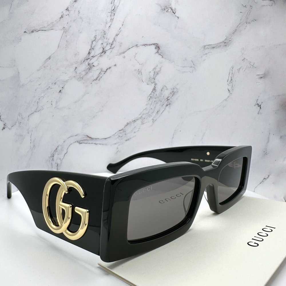 Gucci Gucci Black Sunglasses Interlocking GG Logo… - image 4