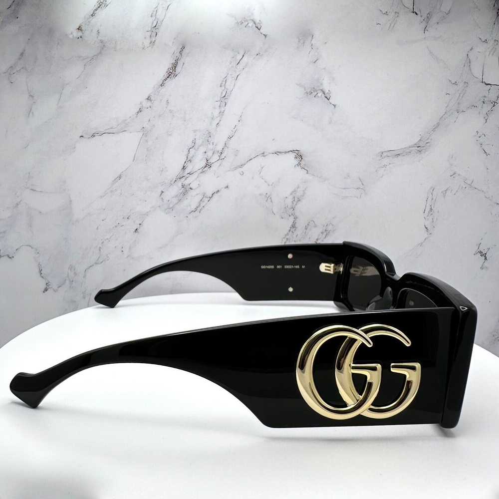 Gucci Gucci Black Sunglasses Interlocking GG Logo… - image 5