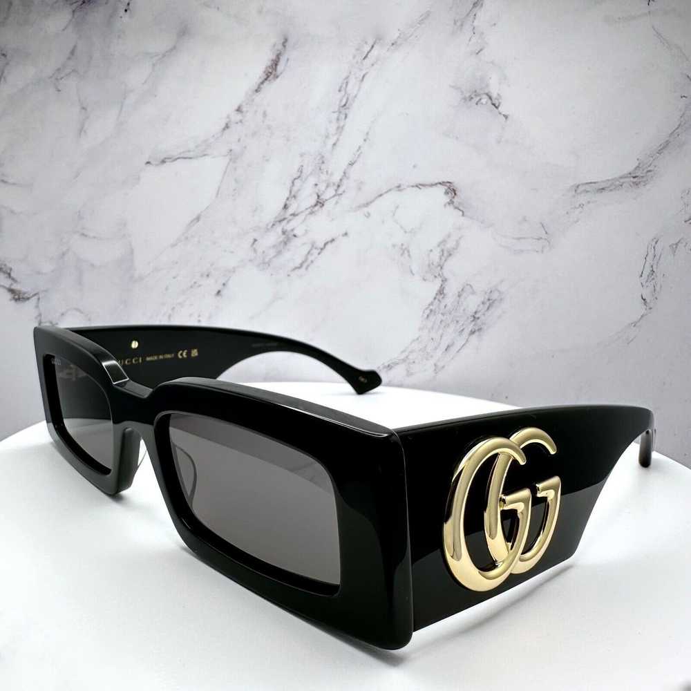 Gucci Gucci Black Sunglasses Interlocking GG Logo… - image 7
