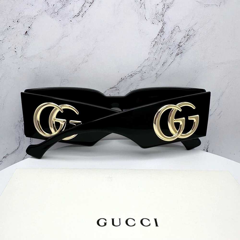 Gucci Gucci Black Sunglasses Interlocking GG Logo… - image 8