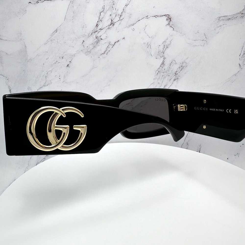 Gucci Gucci Black Sunglasses Interlocking GG Logo… - image 9