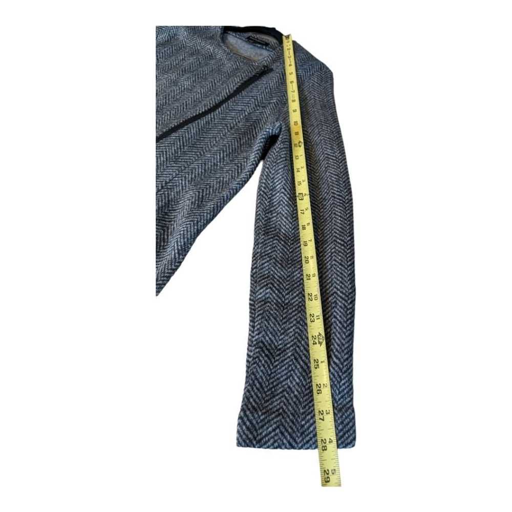 Banana Republic Fleece Asymmetrical Zip Herringbo… - image 5