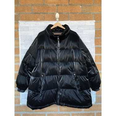 Arctic expedition liquid shine puffer coat with s… - image 1