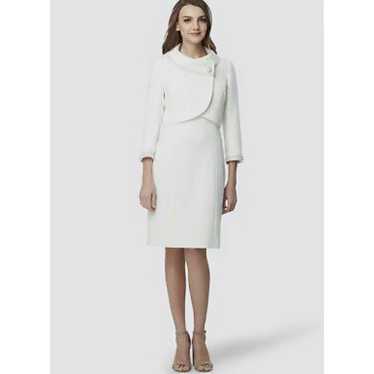 TAHARI ASL Size 10P Petite Envelope Dress Suit 2 … - image 1