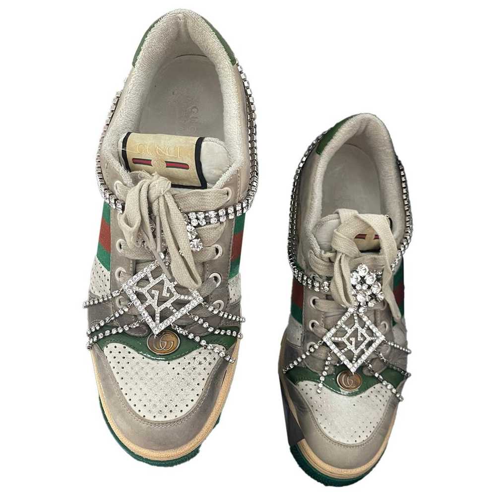Gucci Screener leather trainers - image 1