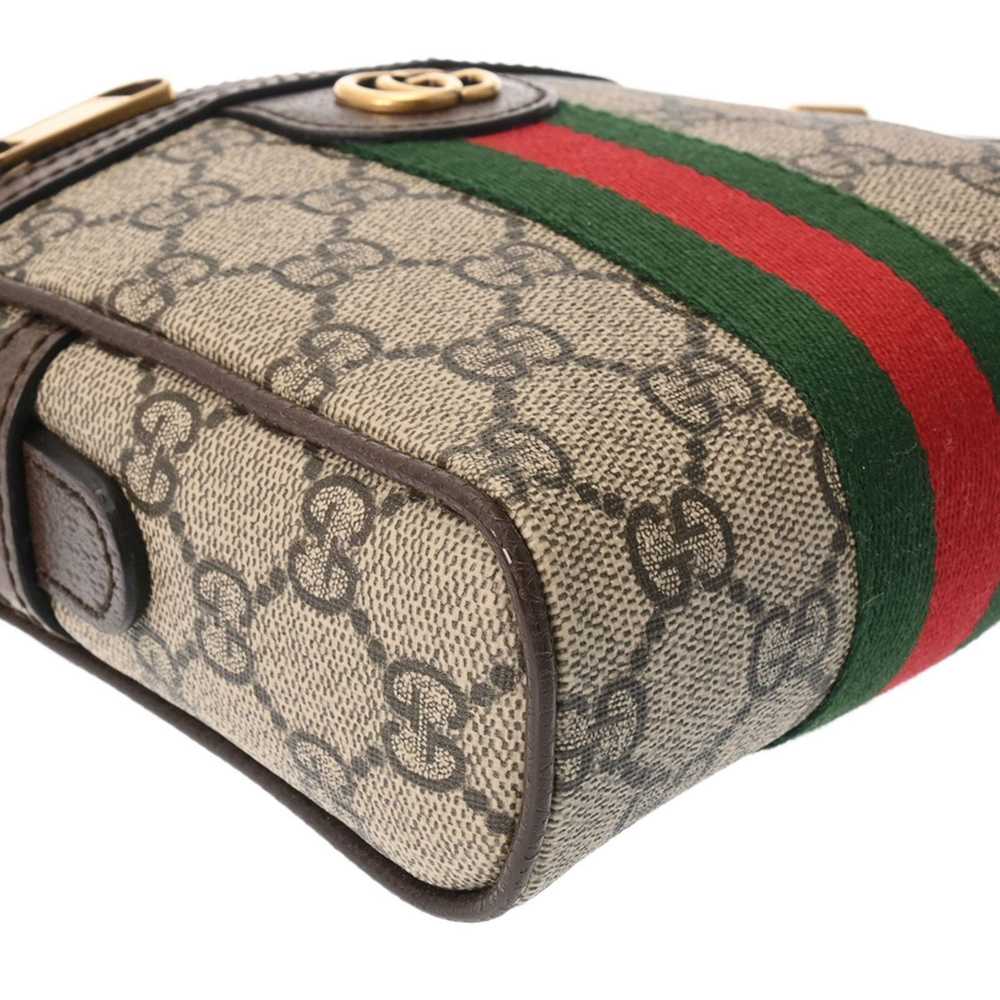 Gucci GUCCI GG Marmont Ophidia Shoulder Bag Beige… - image 5