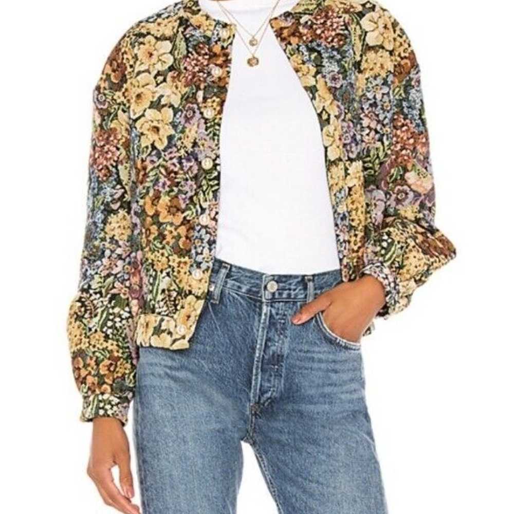 Majorelle Multicolor Jacket Front Snap Buttons Si… - image 1