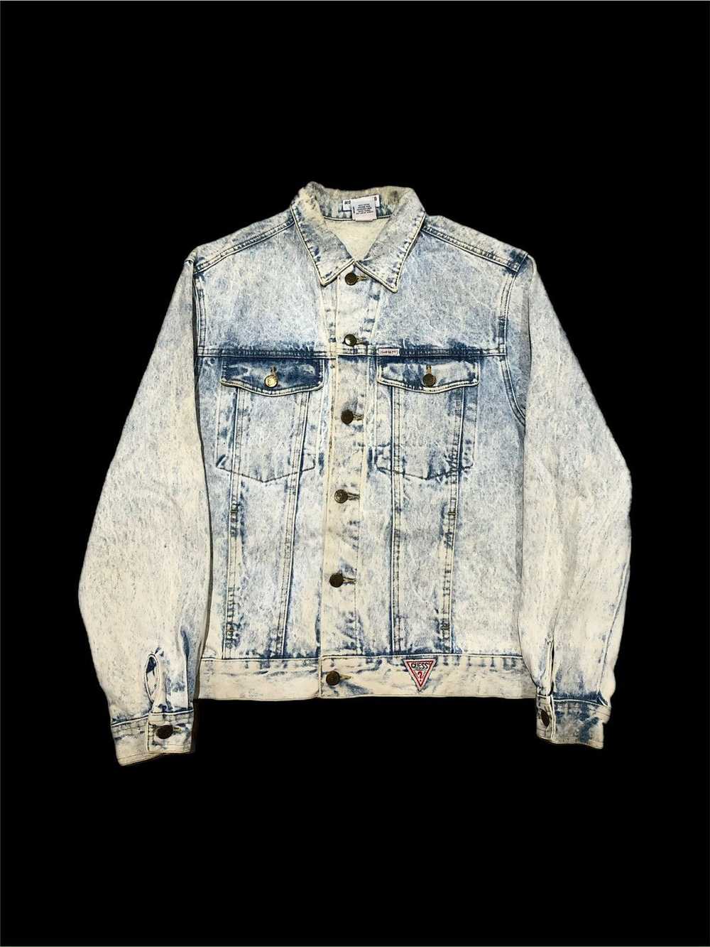 Guess × Vintage 90s Guess Jeans Acid Wash Denim J… - image 1