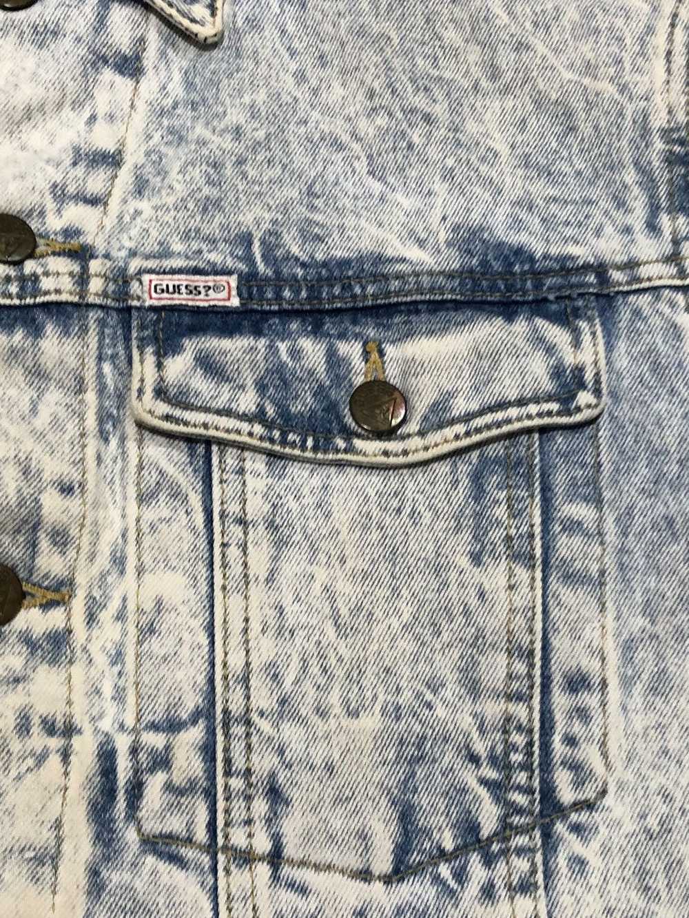 Guess × Vintage 90s Guess Jeans Acid Wash Denim J… - image 2