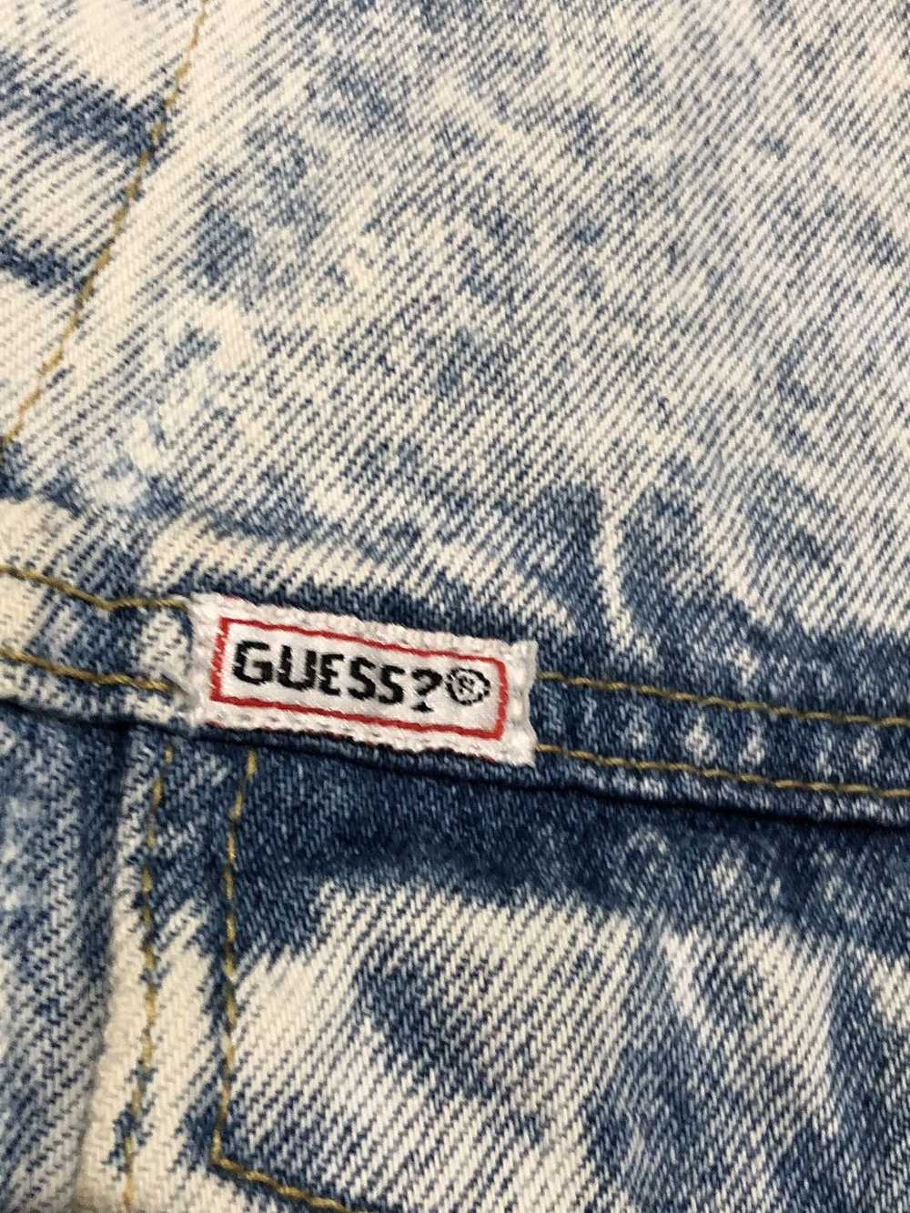 Guess × Vintage 90s Guess Jeans Acid Wash Denim J… - image 3