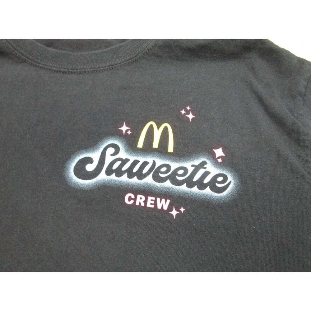 Vintage Saweetie Shirt mens M Black McDonalds Adu… - image 3