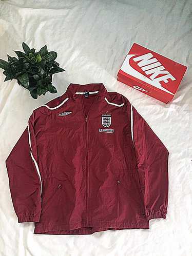 Soccer Jersey × Umbro × Vintage Umbro England Red 